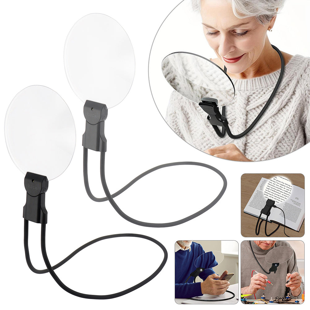 5X Magnifying Glass Hands-Free