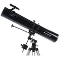 Celestron PowerSeeker 114EQ Newtonian reflector telescope on equatorial mount