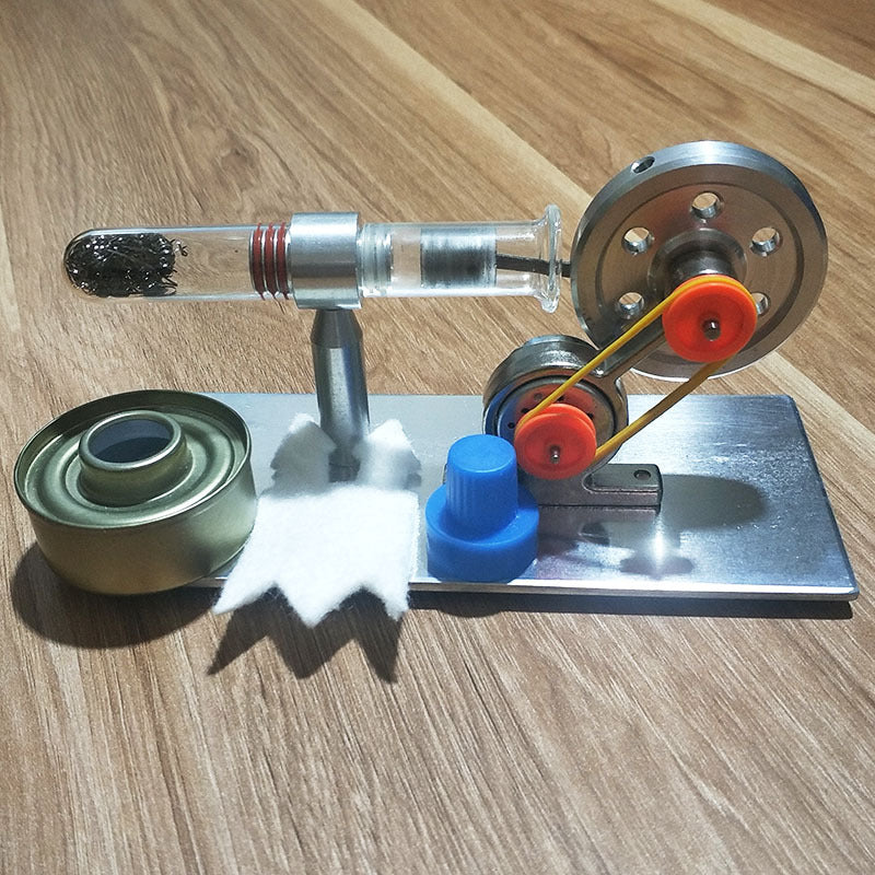 Single-Cylinder Stirling Engine — Power Generation Model