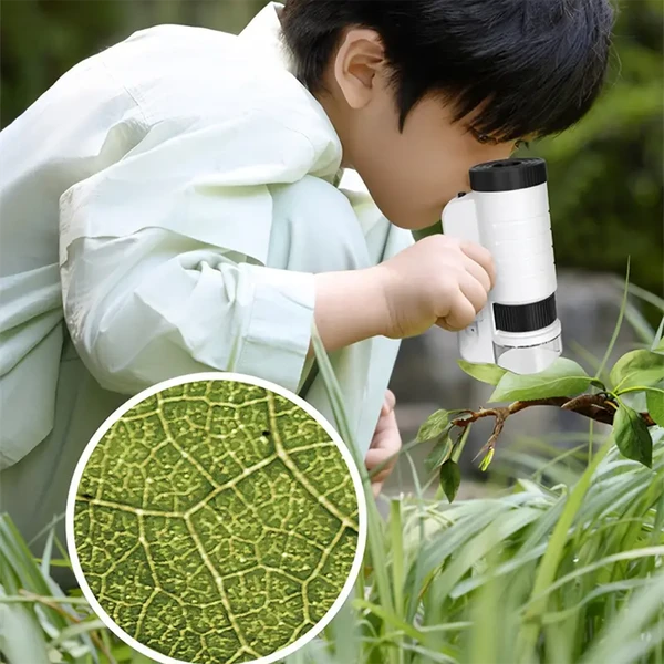 Children's Handheld Microscope Optical HD Portable Microscope