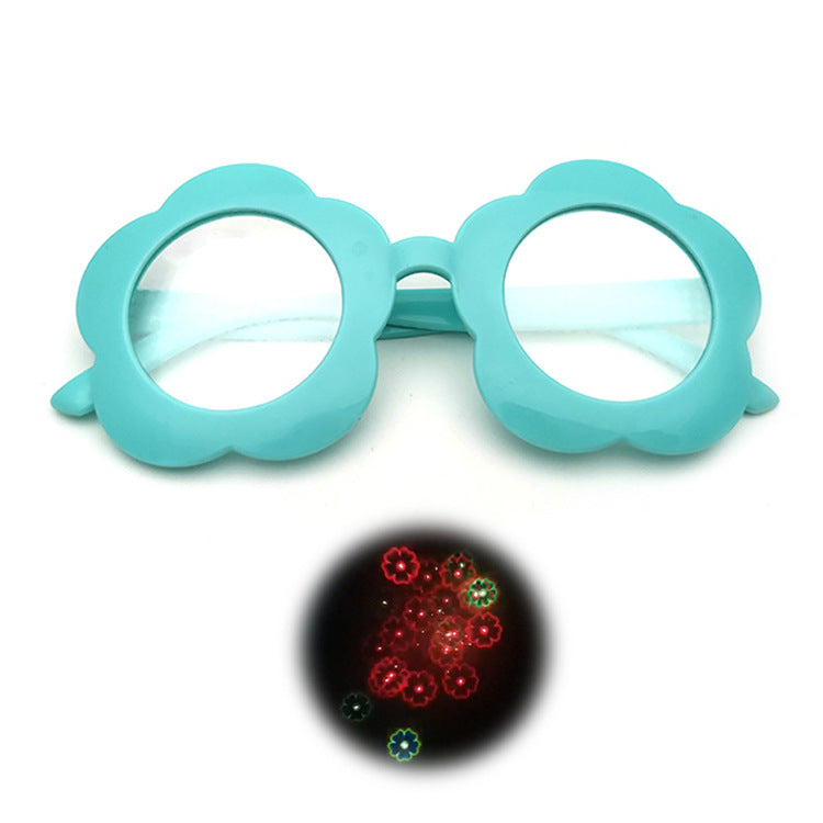 Sunflower Diffraction Effect Glasses — Optics Art