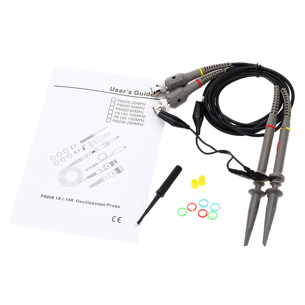 P6060 Professional Oscilloscope Probe Kit 60Mhz X10 X1 Port