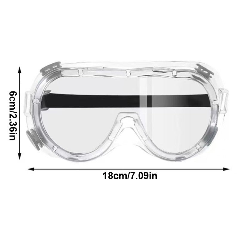 Safety Goggles Protective Anti-Fog Vent Glasses Eye Protection Lab Work PPE Wear