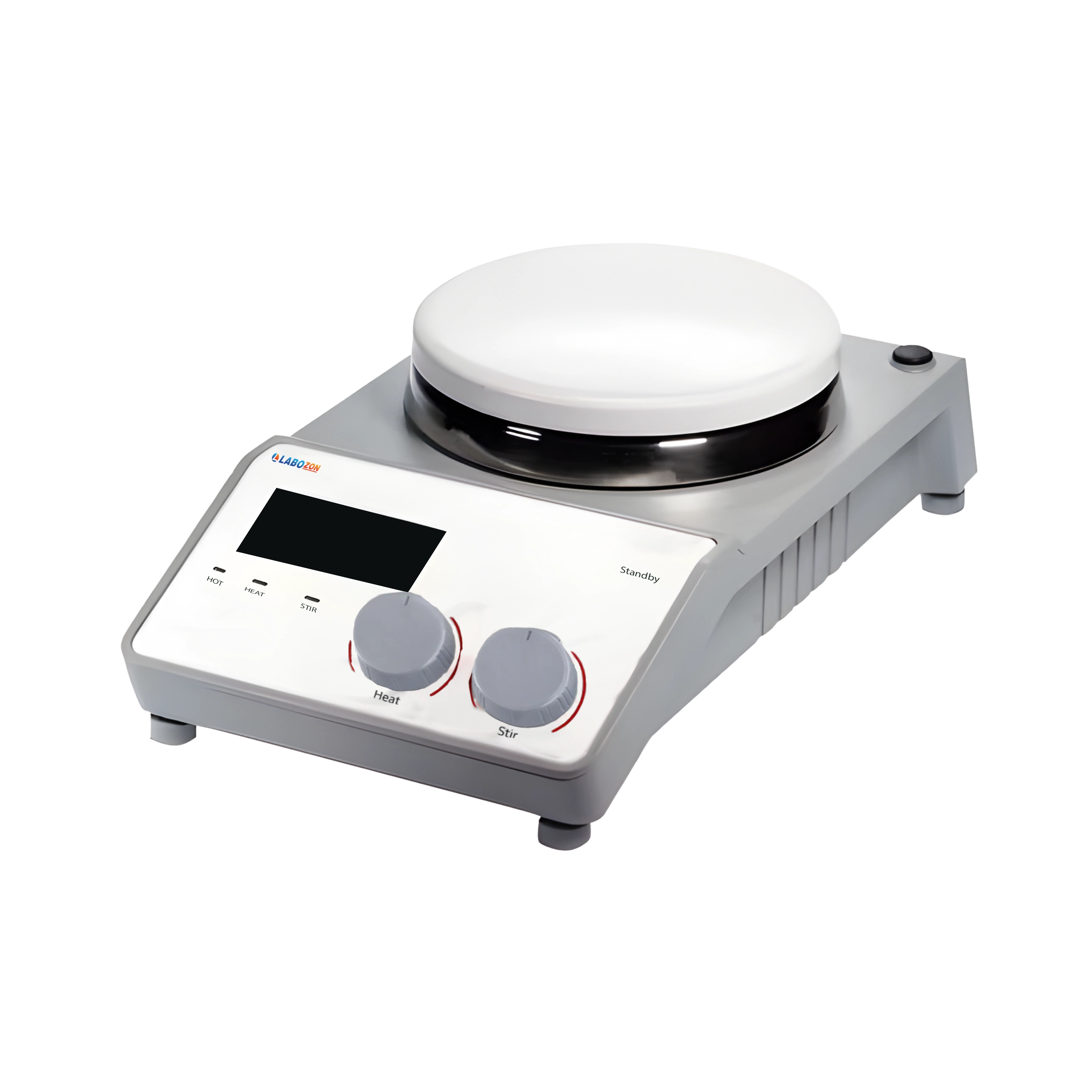 Magnetic hot plate stirrer digital display 500C 1500rpm laboratory