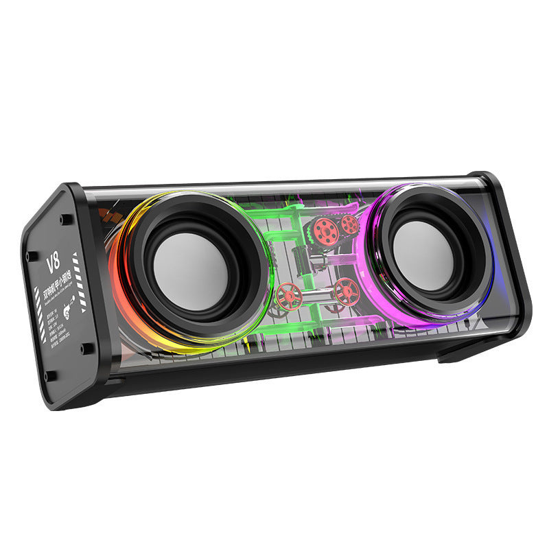 LED Transparent Bluetooth Speaker — 10W, BT 5.3, TWS