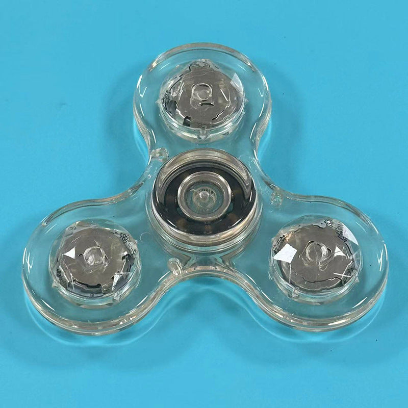 Rotating Fingertip Gyroscope Glowing Plastic