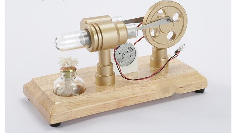 Stirling Engine Generator Model — Mini Heat-to-Electric Kit