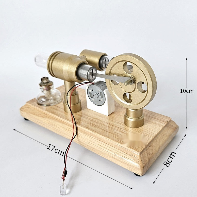 Stirling Engine Generator Model — Mini Heat-to-Electric Kit