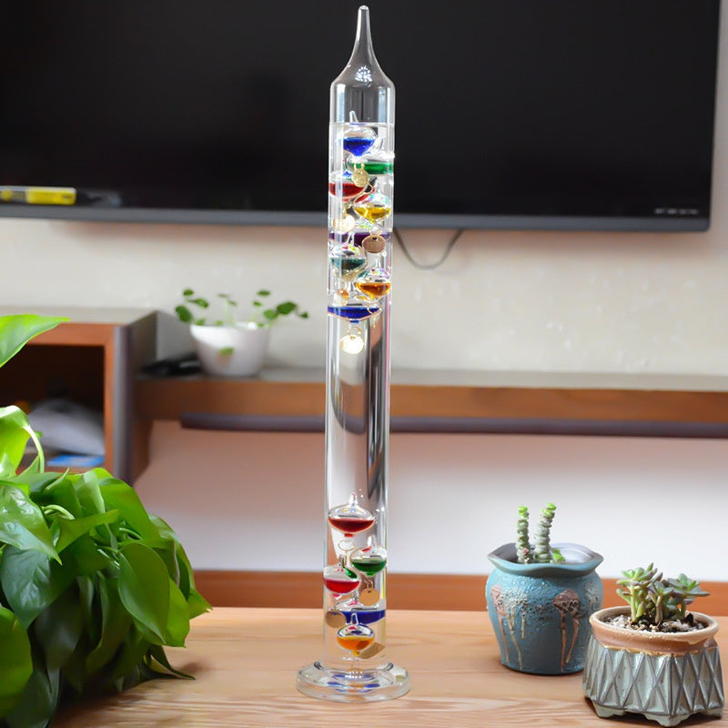 Galileo Colored Ball Physics Thermometer