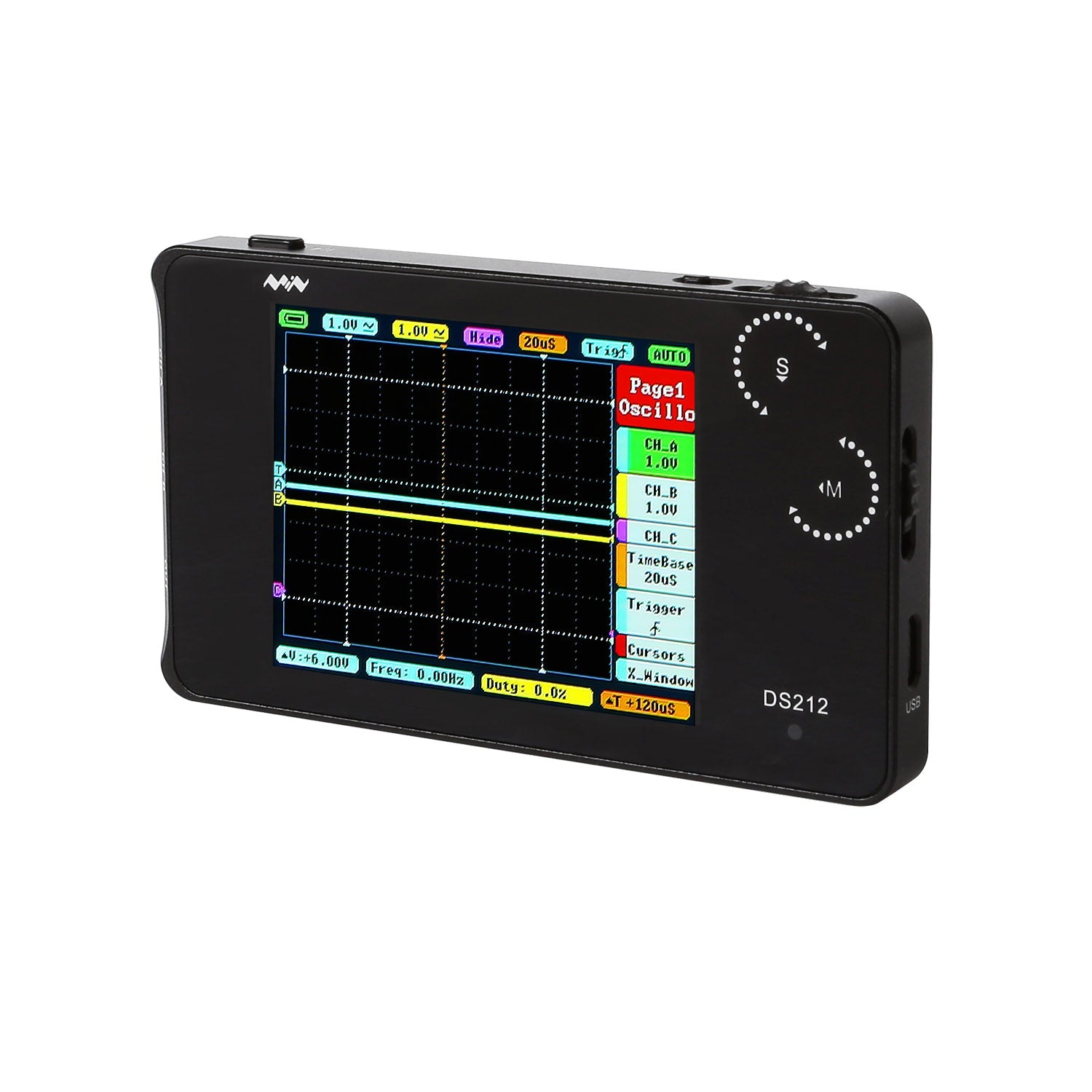 Mini Desktop Oscilloscope — Signal Visualization and Electronics Lab