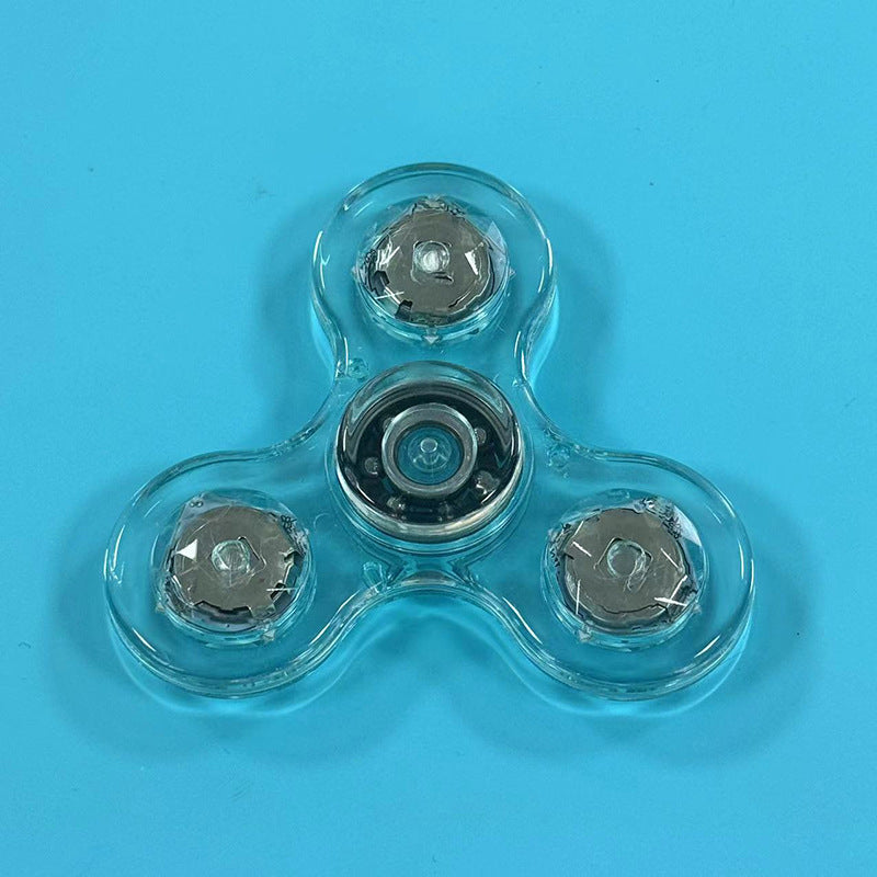 Rotating Fingertip Gyroscope Glowing Plastic
