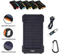 Solar Power Bank 20000mAh — Waterproof Outdoor Charger