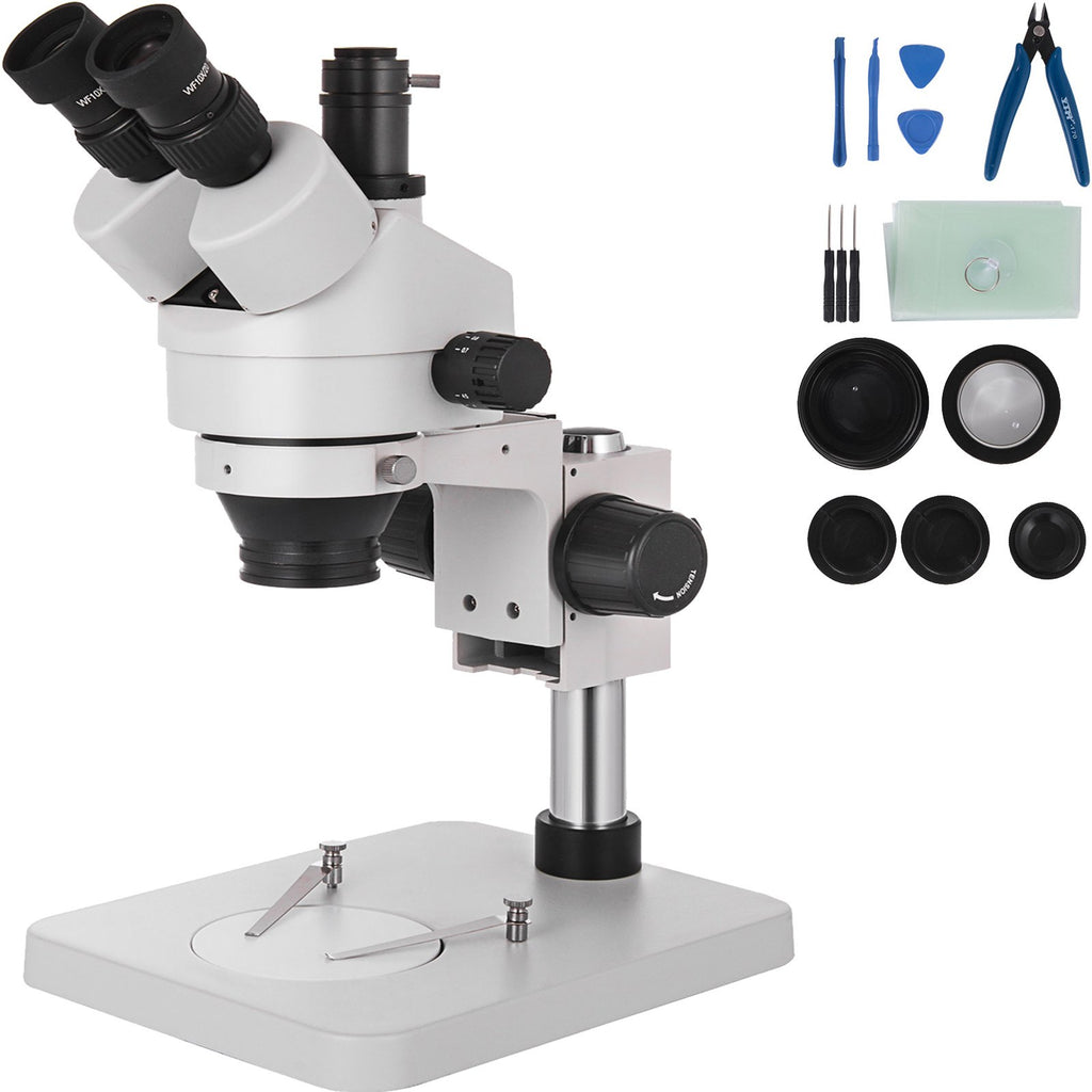 3.5x-90x Digital Zoom Stereo Microscope — Column Stand