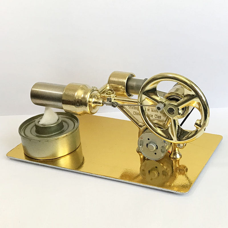 Classic Stirling Engine — Hot Air Heat Engine Demo