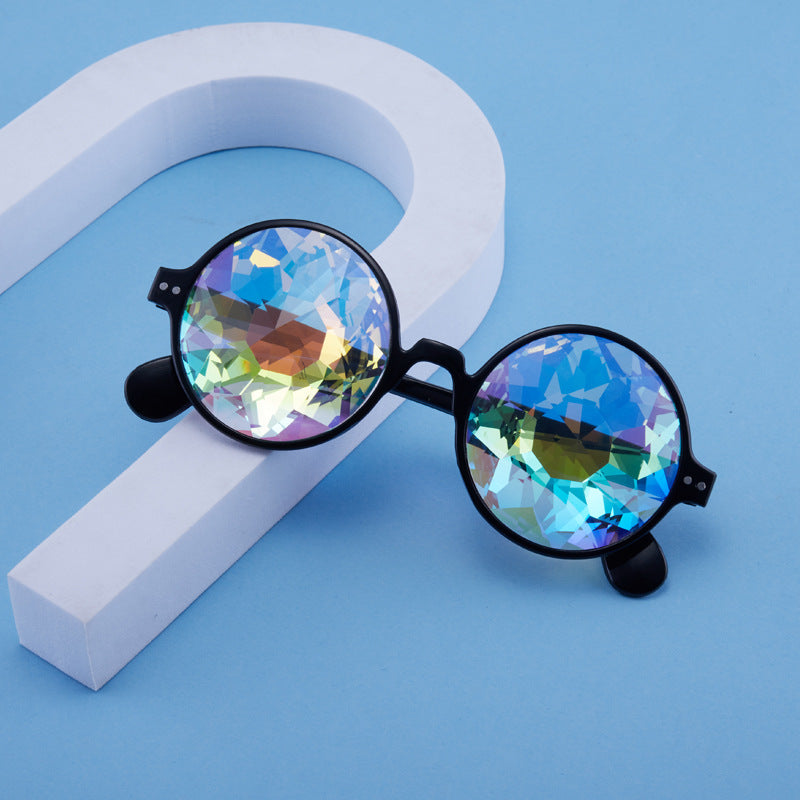 Kaleidoscope Diffraction Concert Sunglasses