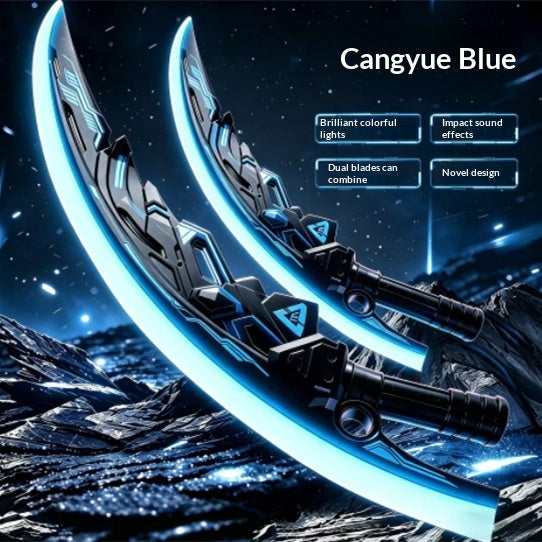Dual-Blade Telescopic Lightsaber Kids Toy