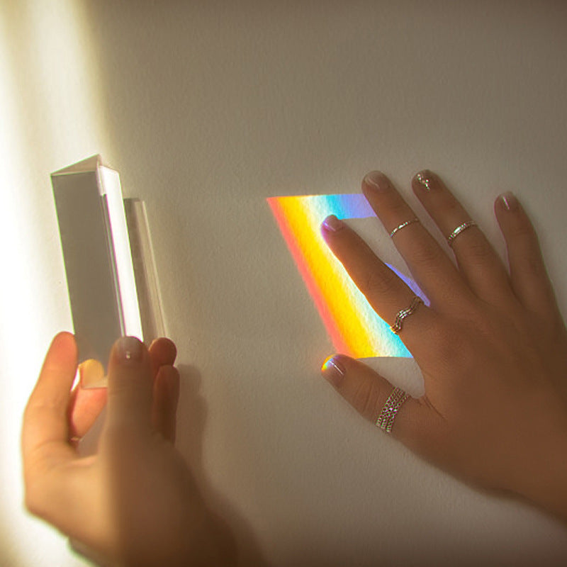 Optical Equilateral Prism Refracting Mirror