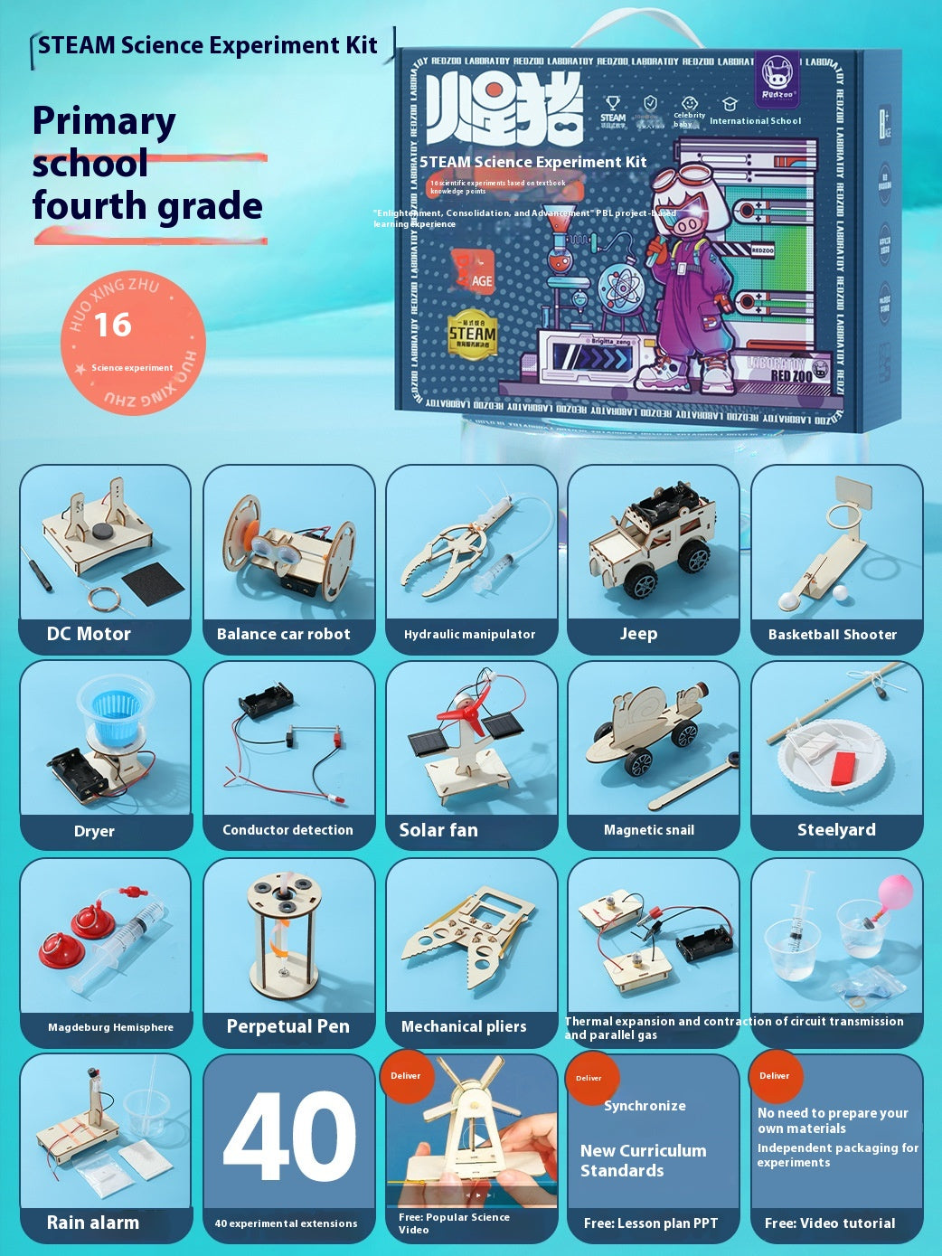 Children's Physics Science Experiment Toy Set