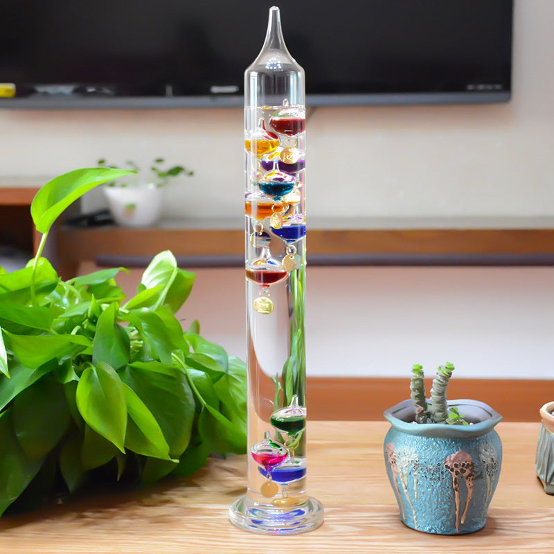 Galileo Colored Ball Physics Thermometer