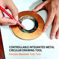 Metal Rotary Compass Transfer Printing Ruler Mask