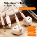 Hi-Fi USB-C Wired Earbuds — Digital Audio Decoder