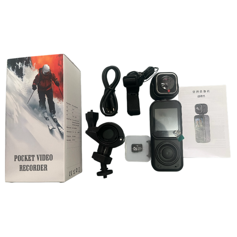 Panoramic Sports Camera Handheld DV Outdoor HD 4K Dual Lens Cycling Recorder Camera Standard Edition