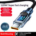 240W Smart Charging Cable — Live Power Display Type-C