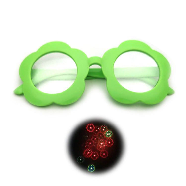 Sunflower Diffraction Effect Glasses — Optics Art