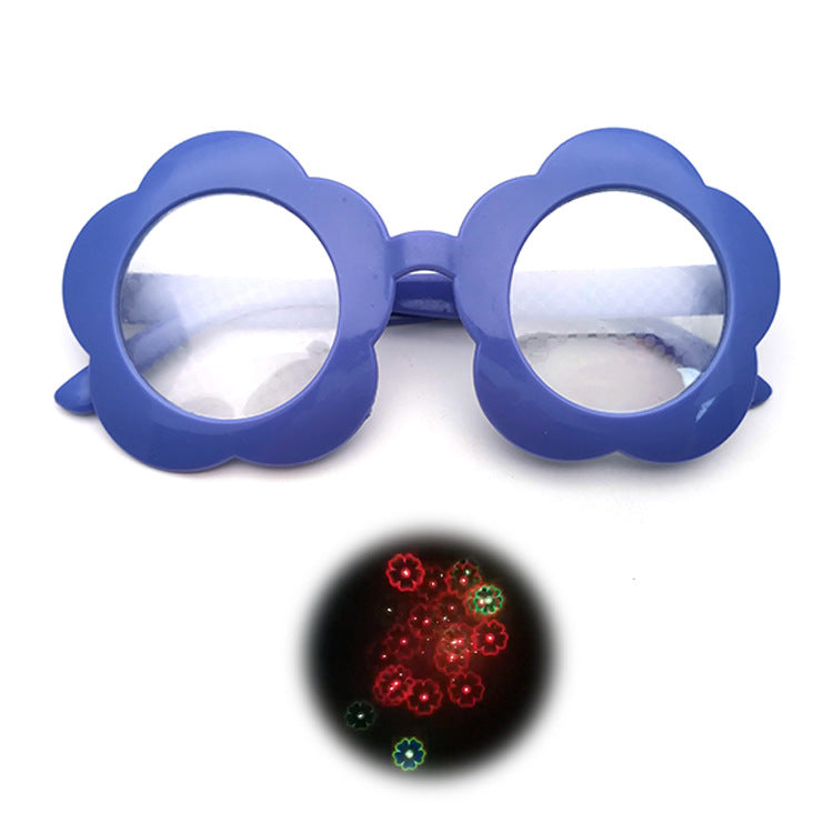 Sunflower Diffraction Effect Glasses — Optics Art
