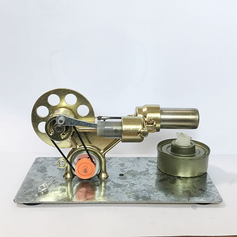 Steam Engine Generator Model — Physics Demonstration