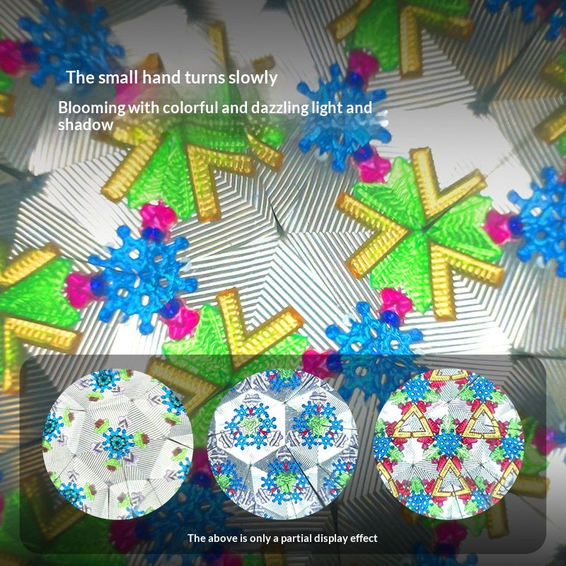 Multifunctional Kaleidoscope with Triangular Prism Set