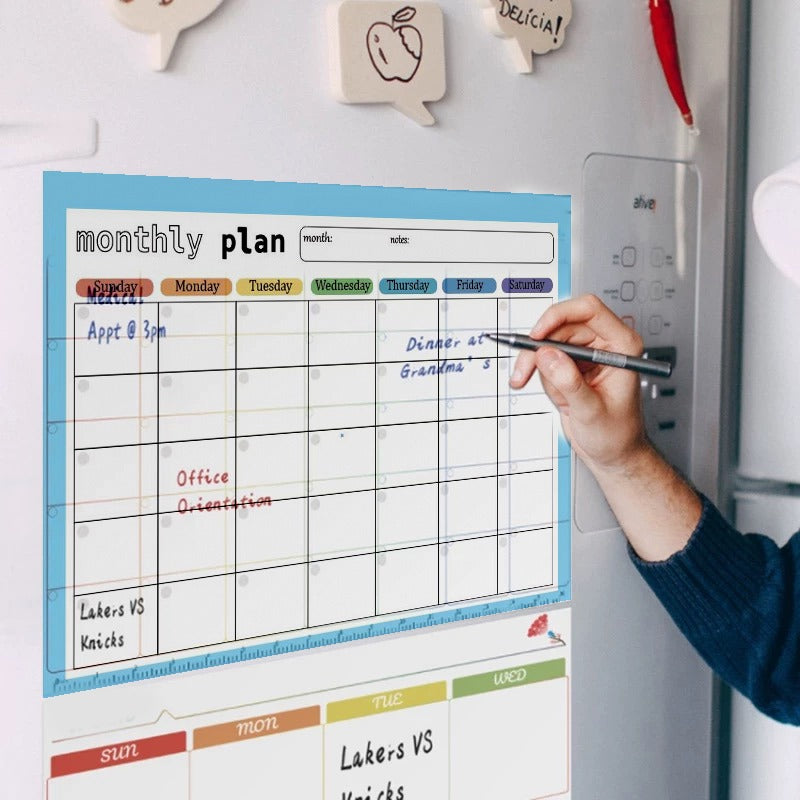 Magnetic Fridge Memo Board, Easy To Erase And Reusable, Strong Magnet, Creating A Cozy Corner At Home