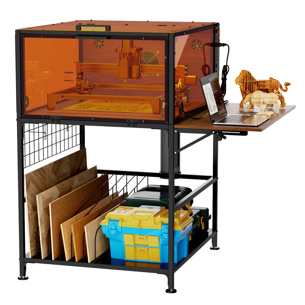 Laser Engraver Enclosure with Exhaust Fan — Eye Protection