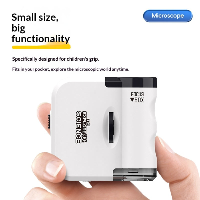 Mini Microscope Keychain Educational Toy