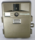 Wildlife trail camera mounted on tree for automatic nature monitoring