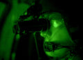 Digital night vision monocular device for low-light and dark environment observation