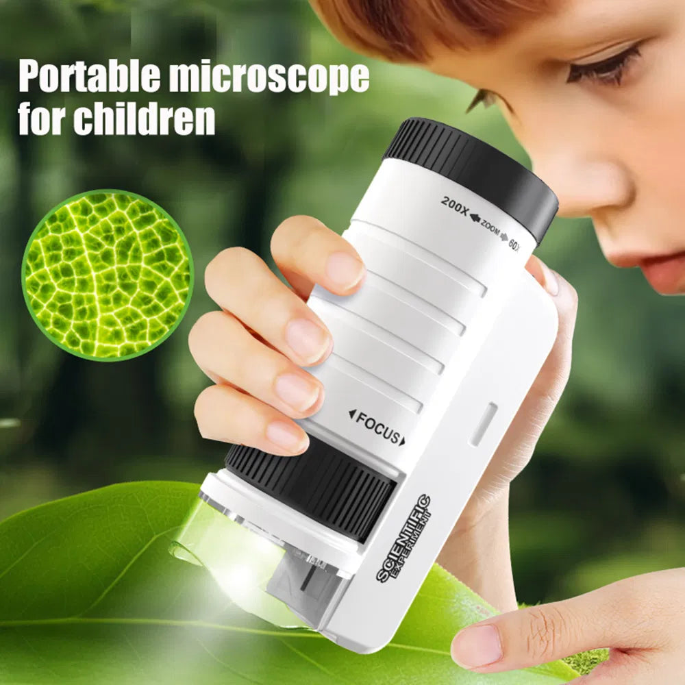 Children's Handheld Microscope Optical HD Portable Microscope