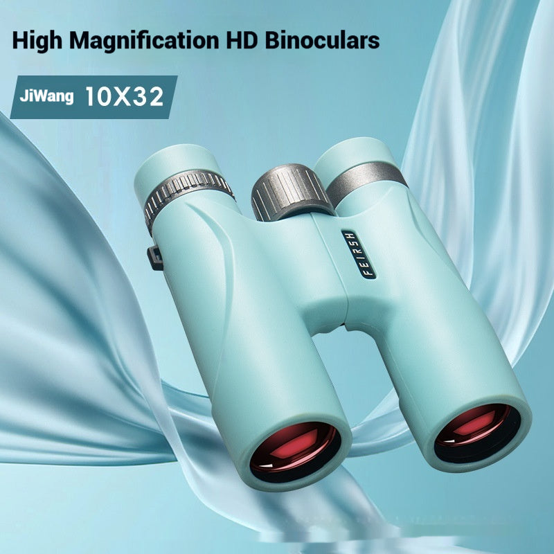 Wine Red Film Imaging Bright Binoculars