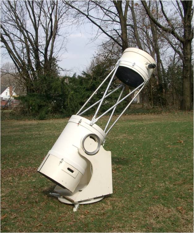 8-inch Dobsonian reflector telescope on rocker-box mount