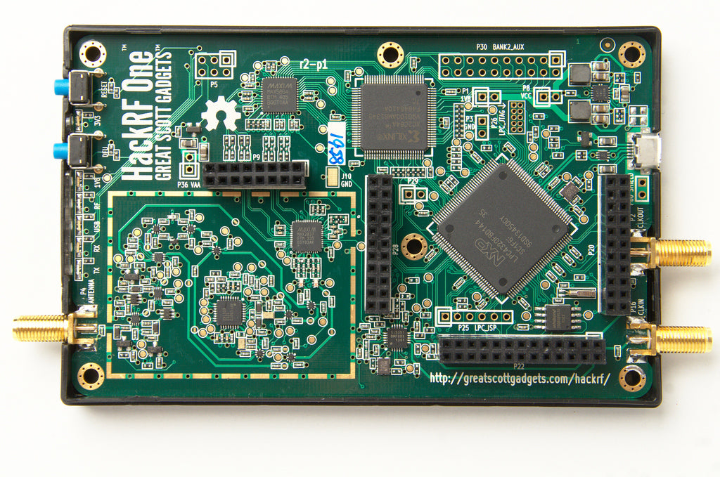 HackRF One open-source SDR transceiver board 1MHz to 6GHz