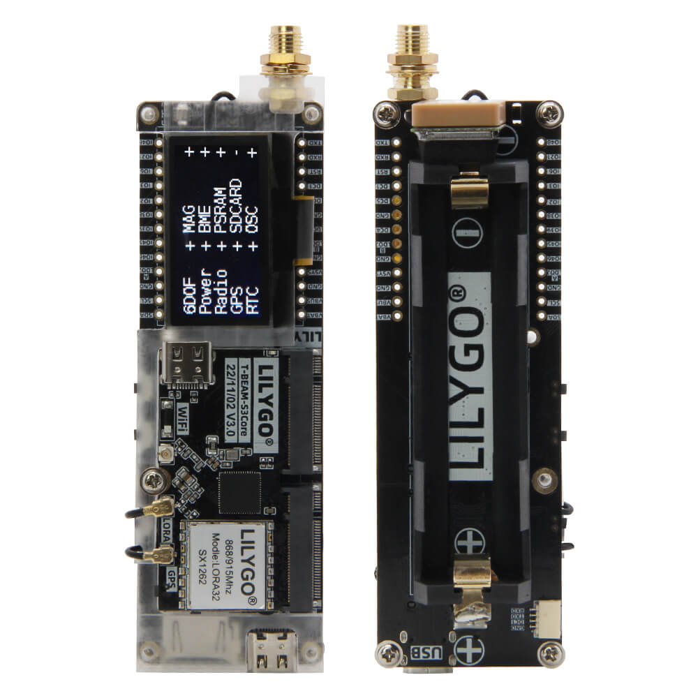 LILYGO T-Beam Supreme — ESP32-S3 with LoRa 915MHz, GPS and battery management for Meshtastic
