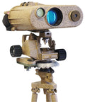 Laser rangefinder measuring long distances with high precision optics