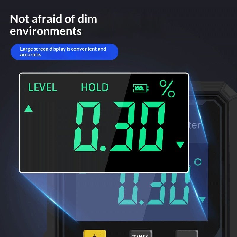 Dual-Laser Digital Inclinometer — High-Precision Level