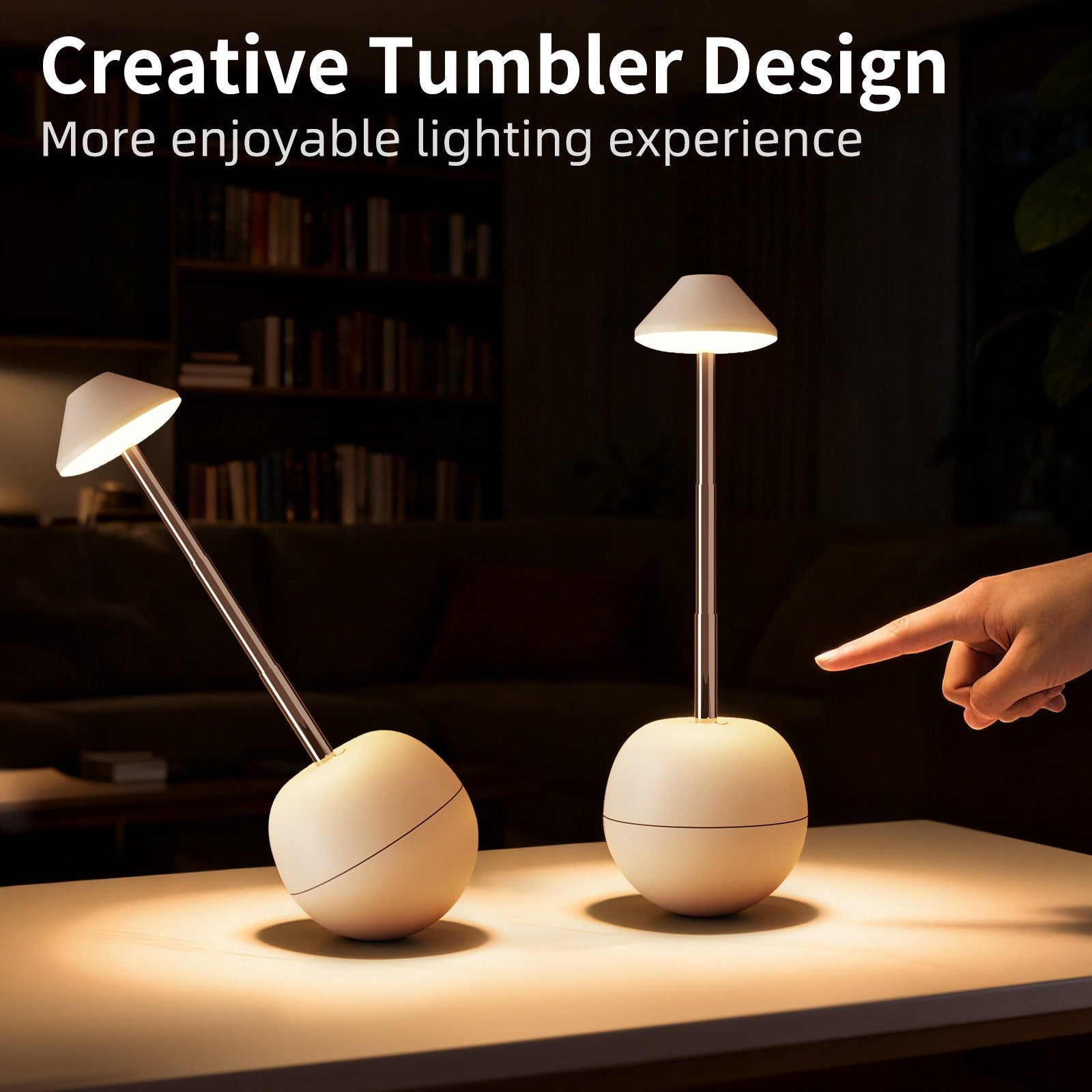 Rechargeable LED Decorative Table Lamp — Remote Control