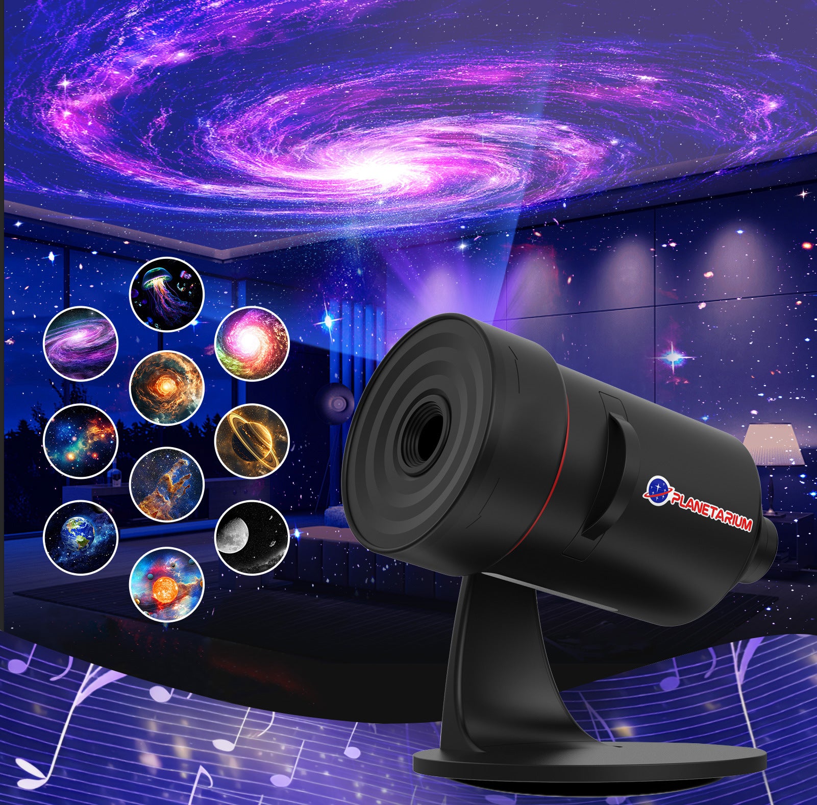 Dreamy Dynamic Starry Sky Projection Lamp