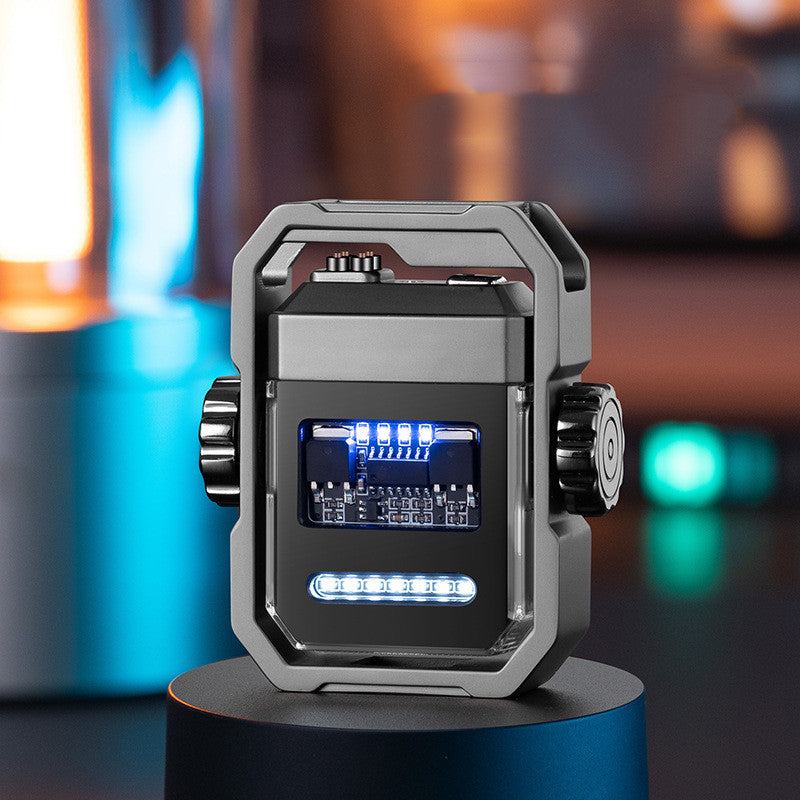 Double Arc Electric Pulse Lighter — Gyroscope Design