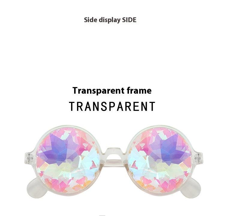 Kaleidoscope Diffraction Concert Sunglasses