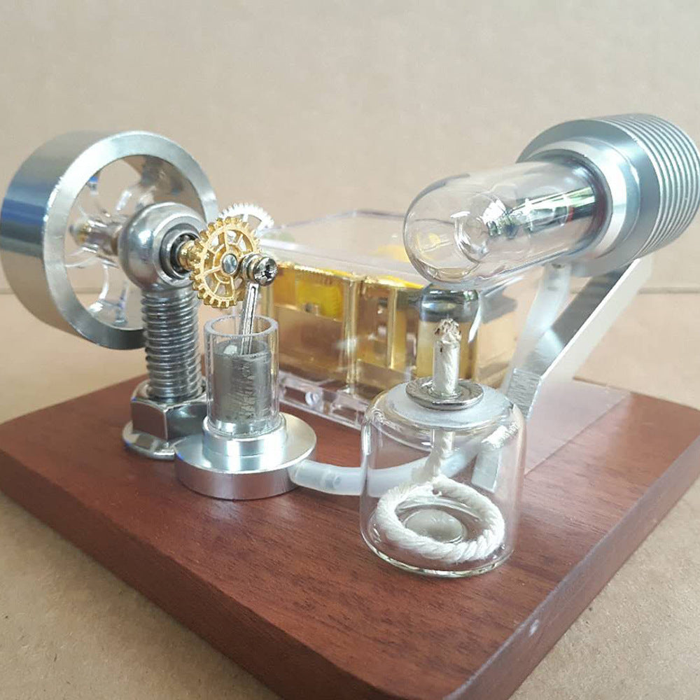 Music Box Stirling Engine Model Educational Toys