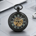 Carved Magnifying Lens Mechanical Luminous Watch