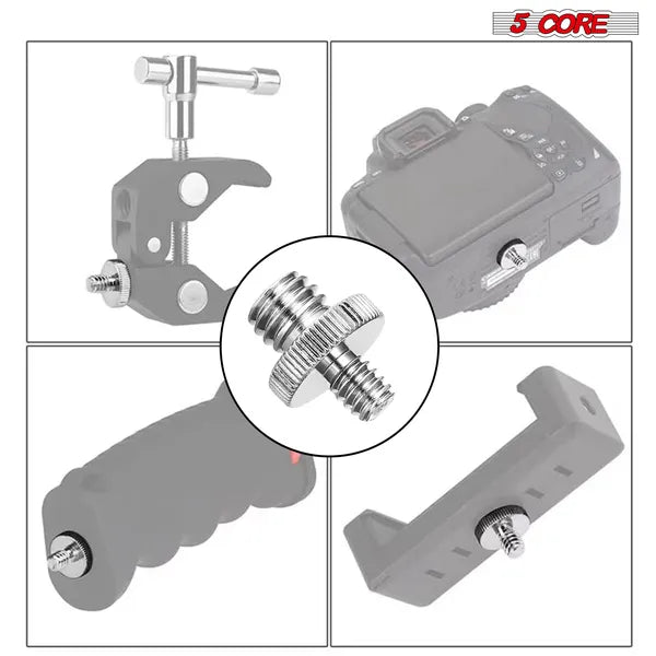 Camera Mount Tripod Screw Adapter Set 5Pcs